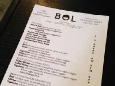 BOL's menu is 95% Gluten-Free